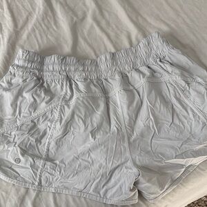 Lululemon Athletica Light Gray Athletic Shorts